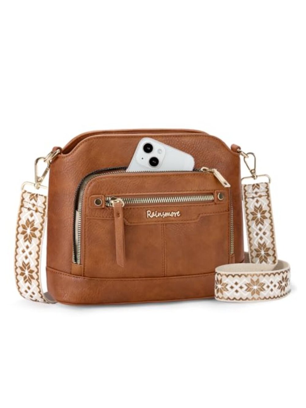 PU Leather Crossbody Bag Satchel Handbag Travel Shopping